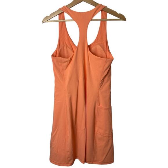 Sweaty Betty Orange Power Workout Racerback Sleeveless Dress Women's Size 8 NWOT - Picture 5 of 7